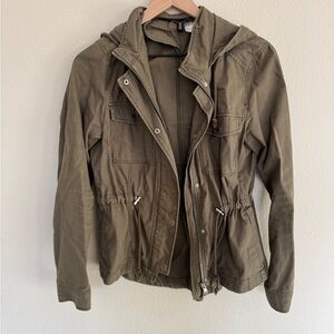 Olive Green Women's Jacket, Size Small